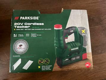 Parkside tacker, spijkerpistool 20V Cordless Tacker Nieuw beschikbaar voor biedingen