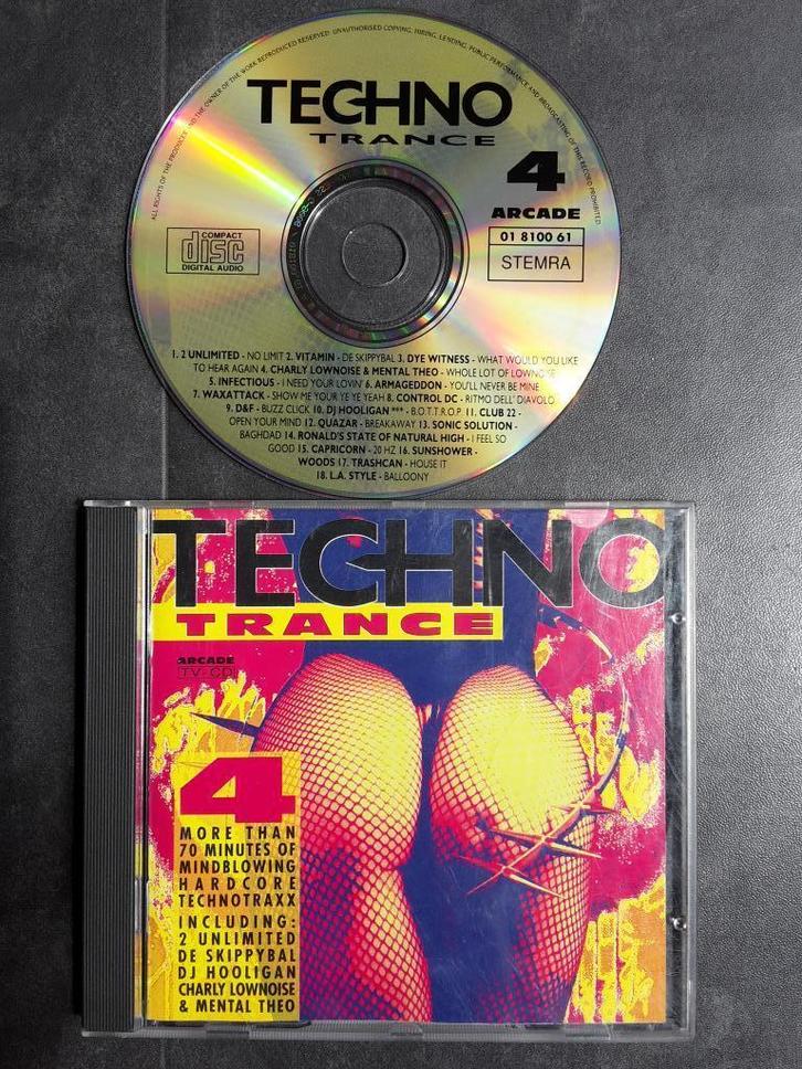 CD - Techno Trance 4 - Hardcore House, Cd's en Dvd's, Cd's | Dance en House, Zo goed als nieuw, Overige genres, Ophalen of Verzenden