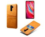 Xiaomi Redmi Note 8 Pro Back Cover + Screenprotector _ Bruin, Verzenden, Nieuw, Hoesje of Tasje