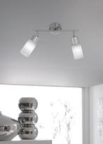 Plafondlamp met gesatineerd lampenkappen, Ophalen of Verzenden, Nieuw, Glas