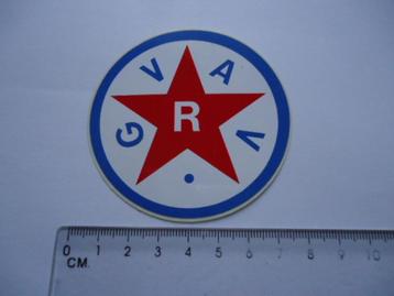 sticker oud GVAV Rapiditas groningen voetbal retro club beschikbaar voor biedingen