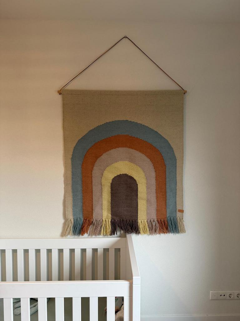 OYOY wandkleed follow the rainbow, Kinderen en Baby's, Kinderkamer | Inrichting en Decoratie, Ophalen of Verzenden, Zo goed als nieuw