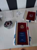 Swarovski theelicht doosje en magrieten en foto lijstje, Verzamelen, Swarovski, Ophalen of Verzenden, Zo goed als nieuw, Huisaccessoire