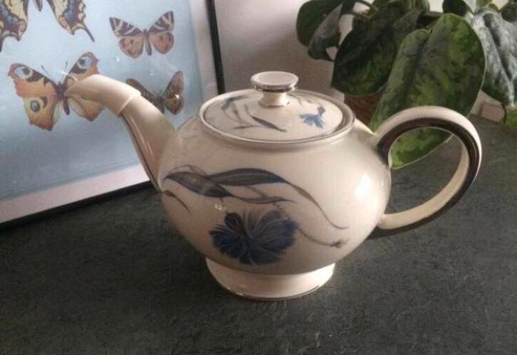 💝 Vintage ROSENTHAL WINIFRED CORNFLOWER theepot blauw, Antiek en Kunst, Antiek | Servies los, Ophalen of Verzenden