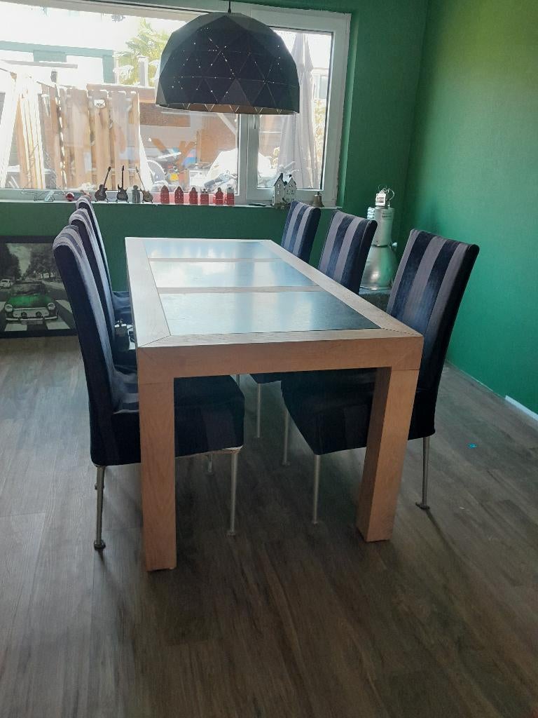 Eettafel Set, Huis en Inrichting, Tafels | Eettafels, Ophalen, 200 cm of meer, 50 tot 100 cm, Vijf personen of meer