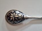 Zilver 875 Niello kaviaar lepel, vergulde bak., Antiek en Kunst, Ophalen, Zilver