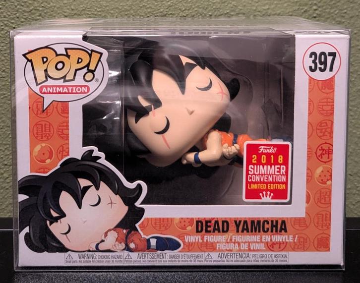 Funko Pop - 397 Dead Yamcha (SDCC Exclusive), Verzamelen, Poppetjes en Figuurtjes, Ophalen of Verzenden