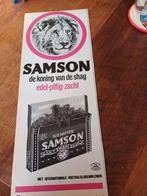 Advertentie van Samson shag. Koning Niemeyer 1963, Verzamelen, Ophalen of Verzenden, Zo goed als nieuw, Sigarenbandjes