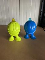 Alessi suikerpot suikerstrooier blauw en geel €12,50 per stk, Huis en Inrichting, Keuken | Keukenbenodigdheden, Ophalen, Zo goed als nieuw