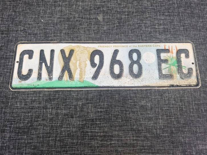 Kentekenplaat Zuid-Afrika nummerbord Nummerplaat License pla, Verzamelen, Automerken, Motoren en Formule 1, Gebruikt, Auto's, Ophalen of Verzenden