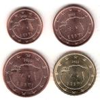1 +  2 + 5 + 10 Eurocent Estland 2022 - UNC, Verzenden, Estland, Overige waardes, Setje