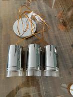Hanglampen met spiegel in glaskokers, Ophalen, Gebruikt, Glas, 50 tot 75 cm