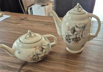 Antiek Victoria Koffie- en Theeservies, ca. 1940 beschikbaar voor biedingen