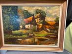 Schilderij Boerderij, Ophalen of Verzenden