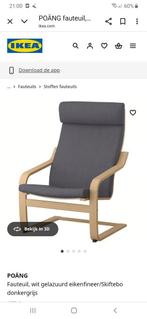 Ikea Poang stoel met schade, Huis en Inrichting, Fauteuils, Ophalen, Gebruikt, Hout