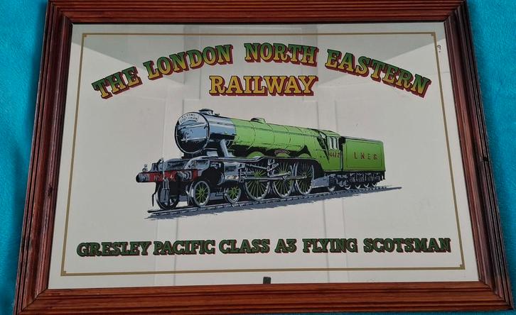 Gresley Pacific Class 'Flying Scotsman' spuegel, Antiek en Kunst, Kunst | Overige Kunst, Ophalen