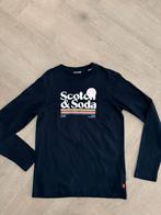 Nieuwstaat donkerblauwe longsleeve scotch en soda mt. 164, Kinderen en Baby's, Kinderkleding | Maat 164, Ophalen of Verzenden