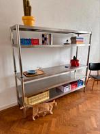 Stellingkast RVS met 5 planken (200x180cm), Huis en Inrichting, Ophalen, Zo goed als nieuw