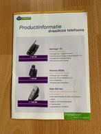 KPN produktinformatie draadloze telefoons, Ophalen of Verzenden