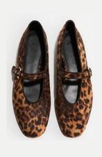 nieuw! H&M Mary Jane ballerina's luipaard 39 dierenprint, Verzenden, Nieuw, Bruin