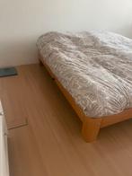 Auping auronde beuken tweepersoonsbed 180x200 cm, Huis en Inrichting, Slaapkamer | Bedden, Ophalen, Gebruikt, Bruin, Tweepersoons