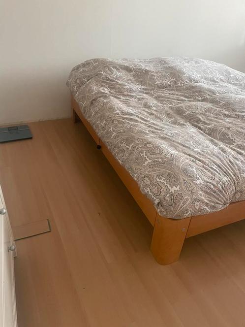 Auping auronde beuken tweepersoonsbed 180x200 cm, Huis en Inrichting, Slaapkamer | Bedden, Gebruikt, Tweepersoons, 180 cm, 200 cm