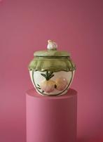 Uienpot / Knoflookpot Keramiek Landelijke Stijl, Ophalen of Verzenden, Zo goed als nieuw