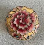 Prachtig Emaille Cloisonné doosje  potje pillendoosje, Ophalen of Verzenden
