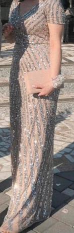 Elegante Avondjurk - Perfect voor speciale gelegenheden, Maat 38/40 (M), Beige, Ophalen of Verzenden, Zo goed als nieuw