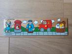 Houten puzzel met knoppen, vintage, Kinderen en Baby's, Speelgoed | Kinderpuzzels, Ophalen of Verzenden, Zo goed als nieuw, Van hout
