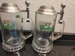 2 Grolsch bierpullen met deksel voor de Oktoberfest 0.5 litr, Ophalen of Verzenden, Zo goed als nieuw, Grolsch