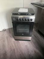4 pits gasfornuis met elektrische oven, Witgoed en Apparatuur, Fornuizen, Ophalen, Hete lucht, 4 kookzones, Zo goed als nieuw