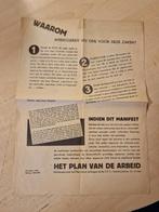 Flyer anti nsb als dit waar is november 1936, Verzamelen, Militaria | Tweede Wereldoorlog, Ophalen of Verzenden