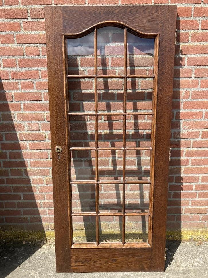 Diverse binnendeuren picus eiken, Doe-het-zelf en Verbouw, Deuren en Horren, Gebruikt, Binnendeur, 200 tot 215 cm, Ophalen
