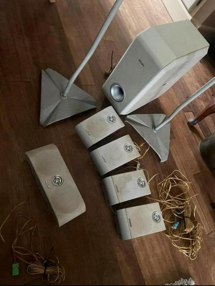 Philips Dolby surround speakerset  CWS3900/0408432, Audio, Tv en Foto, Home Cinema-sets, Philips, Ophalen of Verzenden
