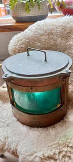 scheepslamp antieke lamp koper, Antiek en Kunst, Ophalen of Verzenden, Koper