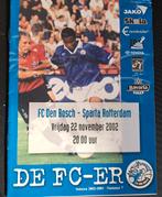 FC Den Bosch - Sparta 2002/2003, Ophalen of Verzenden, Zo goed als nieuw, Overige binnenlandse clubs, Boek of Tijdschrift
