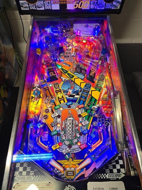 Indianapolis 500 Bally, Verzamelen, Automaten | Flipperkasten, Gebruikt, Dot-matrix, Flipperkast, Bally, Ophalen