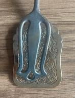 Antieke verzilverde gebak- en taartschaptang, Antiek en Kunst, Antiek | Bestek, Ophalen of Verzenden