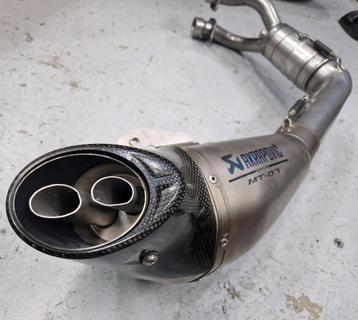 Akrapovic uitlaat systeem Titanium MT07 MT 07 XSR TRACER 700 beschikbaar voor biedingen