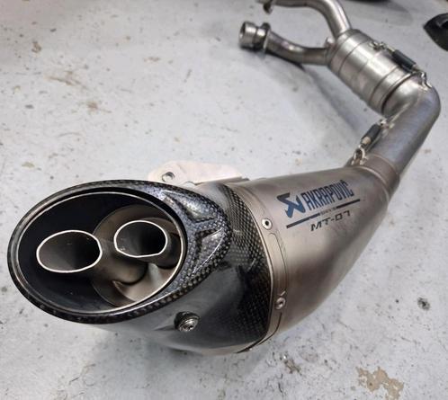 Akrapovic uitlaat systeem Titanium MT07 MT 07 XSR TRACER 700, Motoren, Onderdelen | Yamaha, Gebruikt, Ophalen of Verzenden