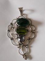 Mooie 925 hanger met emerald/ peridot/amethist, Overige voorstellingen, Verzenden, Paars, Nieuw