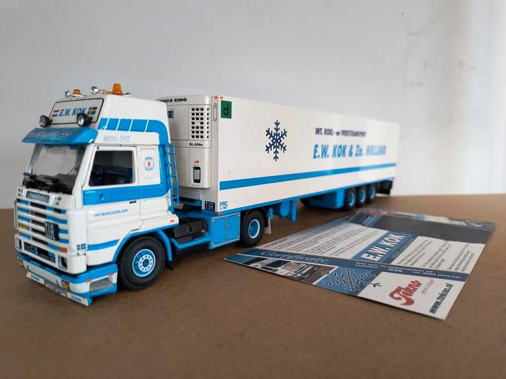 Tekno Scania Kok, Hobby en Vrije tijd, Modelauto's | 1:50, Zo goed als nieuw, Bus of Vrachtwagen, Tekno, Ophalen of Verzenden