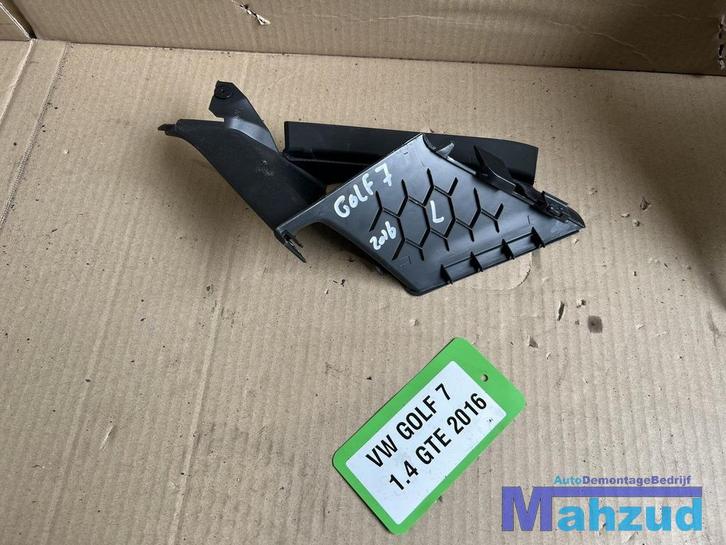 VW GOLF 7 Zwart Links a-stijl bekleding stijlbekleding 2012-, Auto-onderdelen, Interieur en Bekleding, Volkswagen, Gebruikt, Ophalen of Verzenden