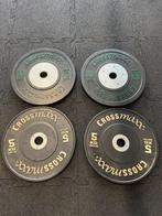 Crossmaxx Bumper Plates Set, Sport en Fitness, Fitnessmaterialen, Ophalen, Gebruikt, Armen, Halterschijven