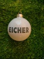 Witte kerstbal Eicher, Ophalen of Verzenden, Nieuw, Gebruiksvoorwerp
