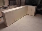 Crème Witte Bovenkasten - Complete Set, Gebruikt, Ophalen of Verzenden, 200 cm of meer, Minder dan 100 cm