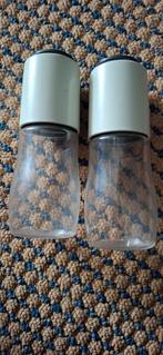 Tupperware Peper en Zout Strooiers Set, Ophalen of Verzenden, Gebruikt, Wit, Overige typen
