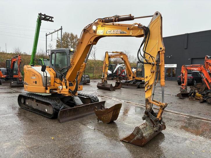 Case CX80 Minigraver TOP MACHINE!!!, Zakelijke goederen, Machines en Bouw | Kranen en Graafmachines, Graafmachine, Ophalen