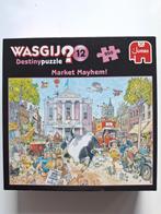 PUZZEL WASGIJ: CHAOS OP DE MARKT, Ophalen of Verzenden, 500 t/m 1500 stukjes, Zo goed als nieuw, Legpuzzel